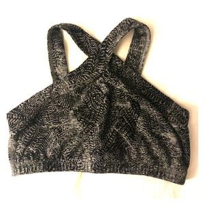 Beyond yoga Small sports bra high neck floral
